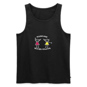 Lustiger Denglisch Spruch Denglisch Sprüche - Männer Premium Bio Tank Top - Schwarz - Vorne - Michal (187cm)