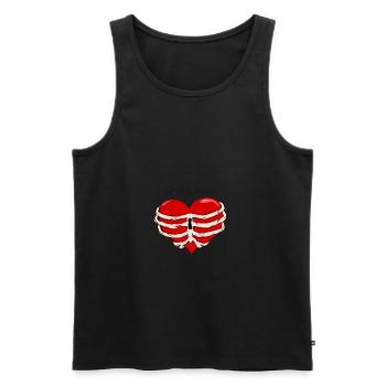 Set me free - Men's Premium Organic Tank Top - black - Front - AI Model Male 178 light (178cm)