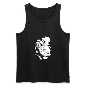 Freiheit der Interpretation - Männer Premium Bio Tank Top - Schwarz - Vorne - AI Model Male 178 light (178cm)