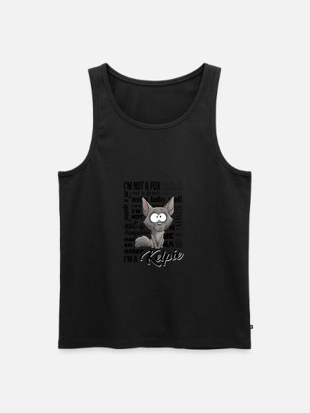 I'm Kelpie Fawn - black EN - Men's Premium Organic Tank Top - black
