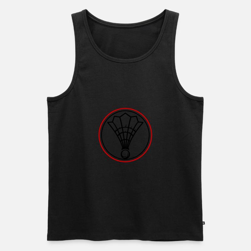Badminton Symbol Mannschaft - Männer Premium Bio Tank Top - undefined