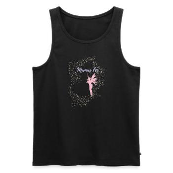 Mamas Fee - Männer Premium Bio Tank Top - Schwarz - Vorne - Michal (187cm)