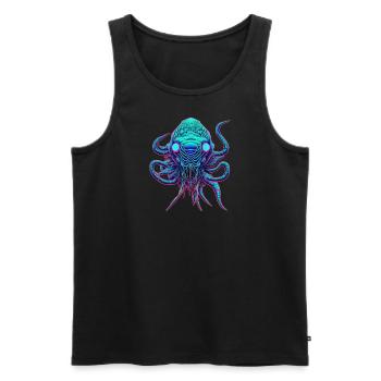 Deep Sea Creature - Männer Premium Bio Tank Top - Schwarz - Vorne - AI Model Male 178 light (178cm)