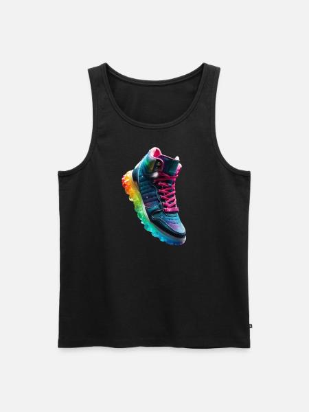 Bunte Schuhe - Männer Premium Bio Tank Top - Schwarz
