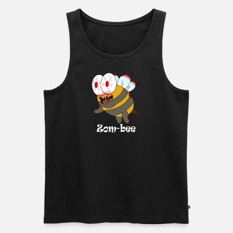 zom bee - Männer Premium Bio Tank Top - Schwarz