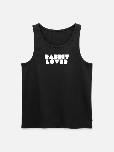 rabbit lover - Men's Premium Organic Tank Top - black