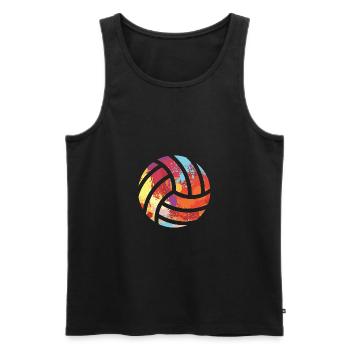 beach-volley - Débardeur bio Premium Homme - noir - Devant - Michal (187cm)