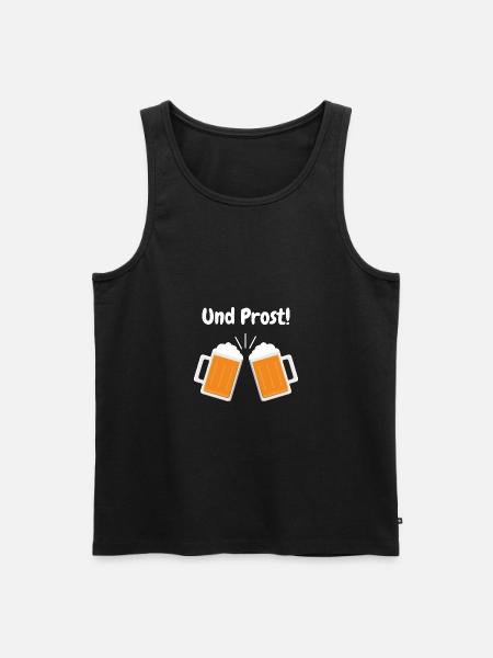 Prost - Männer Premium Bio Tank Top - Schwarz