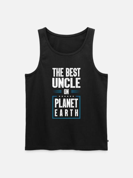 Best Uncle Saying - Men's Premium Organic Tank Top - black