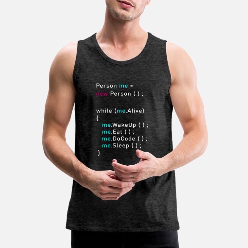 Personne moi = nouvelle personne (); Code de programmation Java Débardeur bio Premium Homme