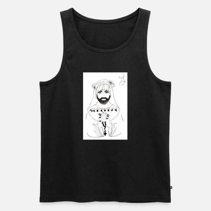 Jungfrau Sternzeichen - Männer Premium Bio Tank Top - Schwarz