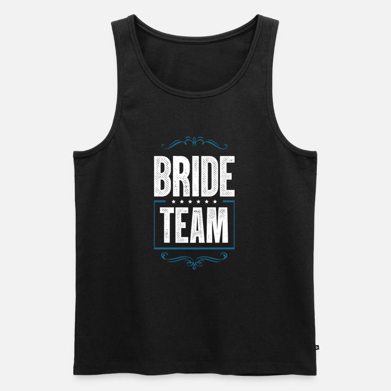 Bride Crew - Männer Premium Bio Tank Top - Schwarz