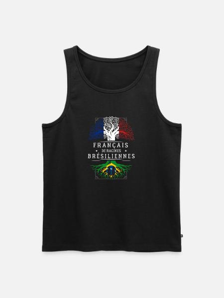 Racines Brésiliennes - Débardeur bio Premium Homme - noir