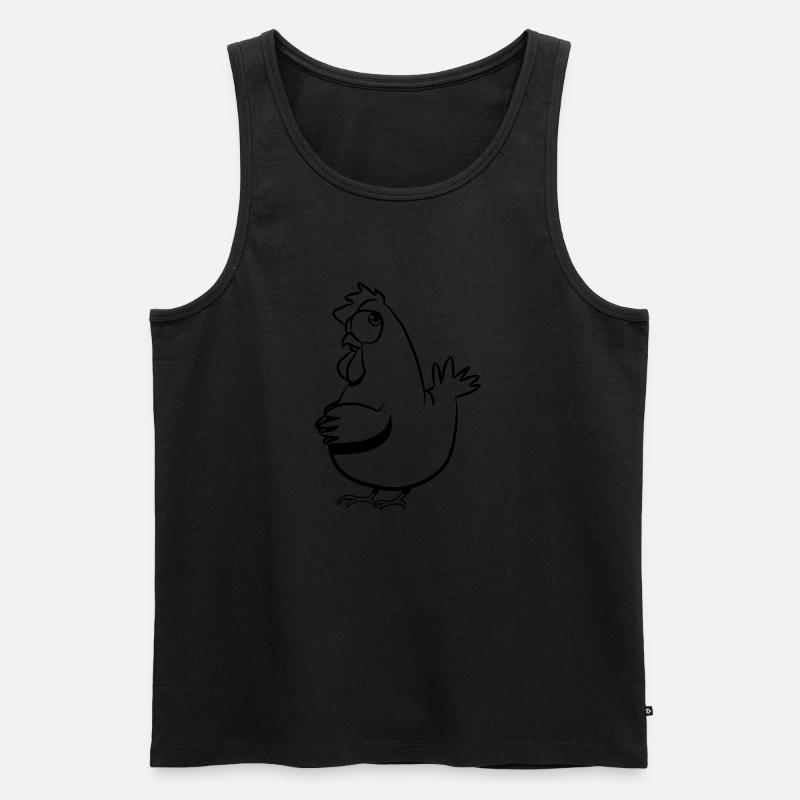 Poulet Lapointe - Débardeur bio Premium Homme - noir