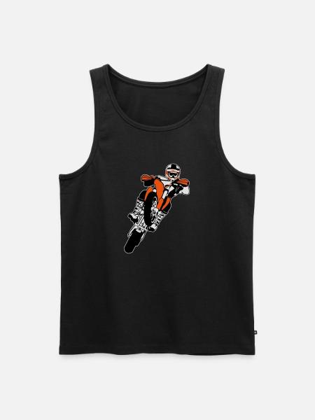 Supermoto - Männer Premium Bio Tank Top - Schwarz