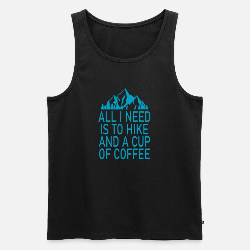 Bouldern Klettern Climbing - Männer Premium Bio Tank Top - Schwarz
