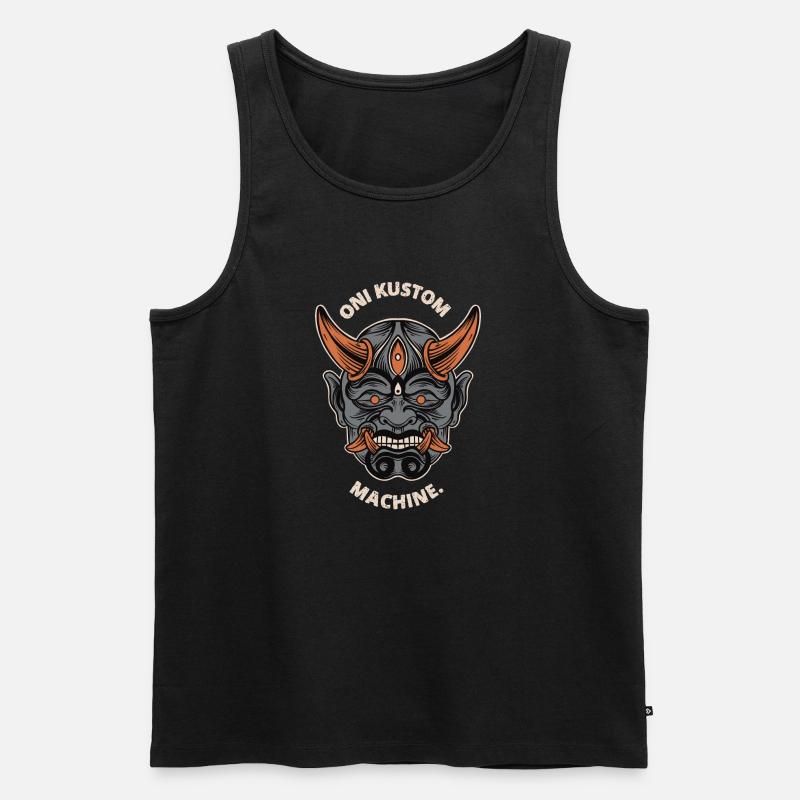 Oni machine - Débardeur bio Premium Homme - noir