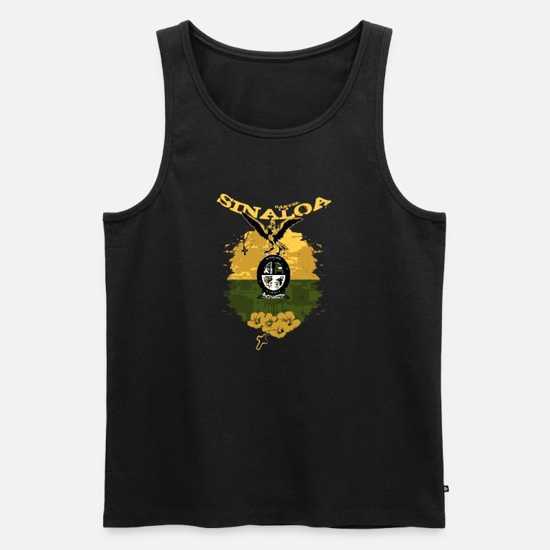 Sinaloa Mexico - Männer Premium Bio Tank Top - Schwarz
