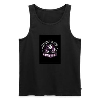 villains village logo Bat Sunglasses - Männer Premium Bio Tank Top - Schwarz - Vorne - AI Model Male 178 light (178cm)