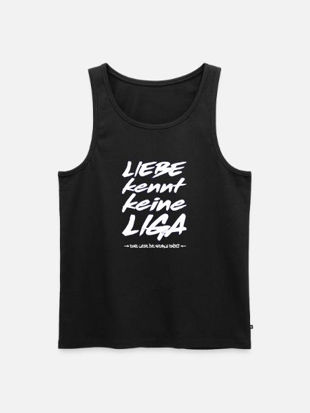 Liebe kennt keine Liga - Gelsenkirchen Ruhrpott - Männer Premium Bio Tank Top - Schwarz