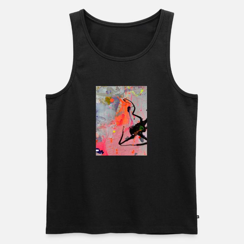 IphigenieArt#3 - Männer Premium Bio Tank Top - Schwarz