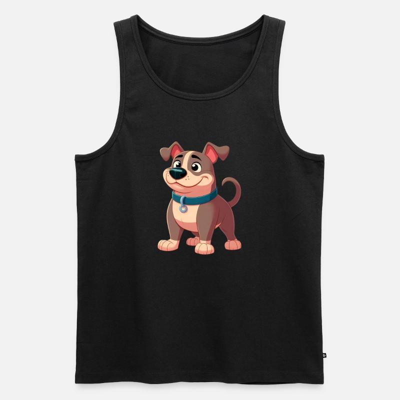 Pitbull 4 - Männer Premium Bio Tank Top - Schwarz