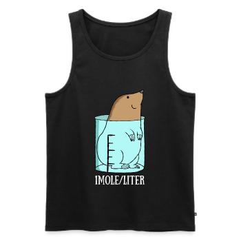 Chemie - Männer Premium Bio Tank Top - Schwarz - Vorne - Michal (187cm)
