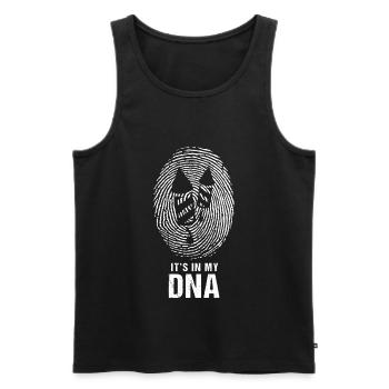 Fireworks DNA Fingerprint Rockets New Years Pyro - Men's Premium Organic Tank Top - black - Front - Michal (187cm)