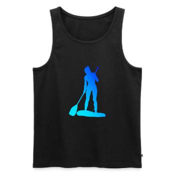 Standup Paddle Standup Paddle Sup Femme - Débardeur bio Premium Homme - noir - Devant - Michal (187cm)