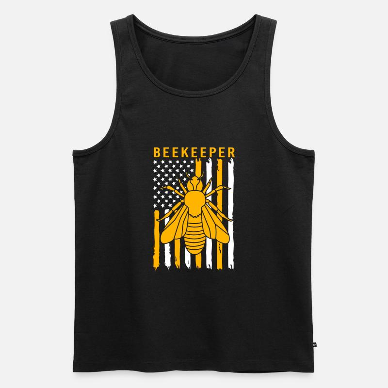 Imker - Männer Premium Bio Tank Top - Schwarz