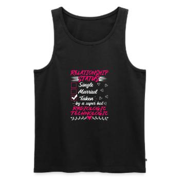 Lustig Seine und Sie radiologische Technologie - Männer Premium Bio Tank Top - Schwarz - Vorne - AI Model Male 178 light (178cm)