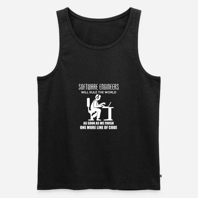 Software Engineers - Männer Premium Bio Tank Top - Schwarz