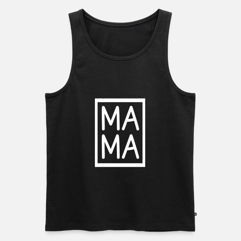 MAMMA - Männer Premium Bio Tank Top - Schwarz