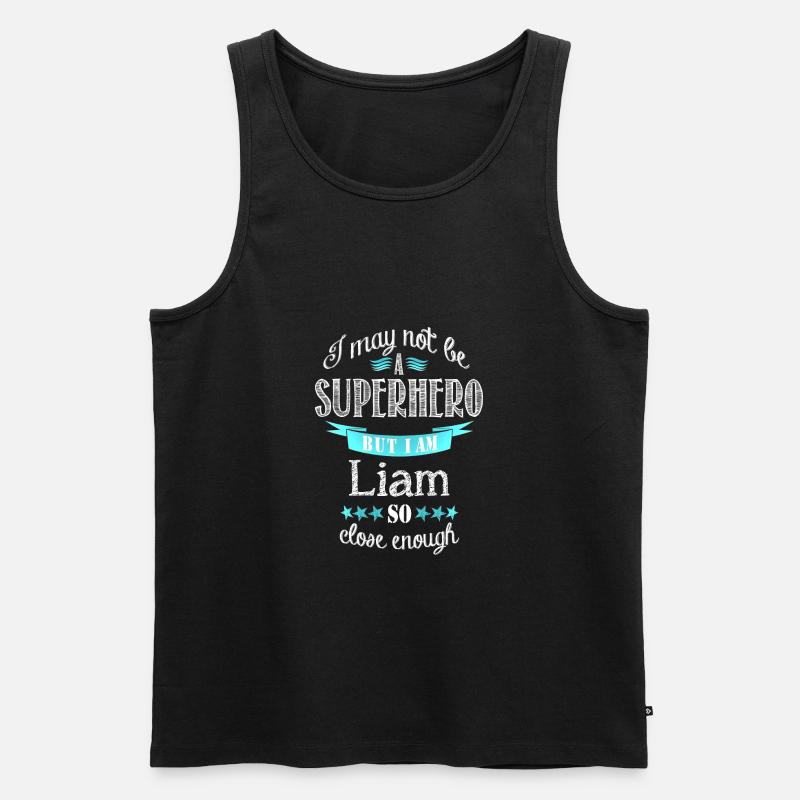 Liam - Männer Premium Bio Tank Top - Schwarz
