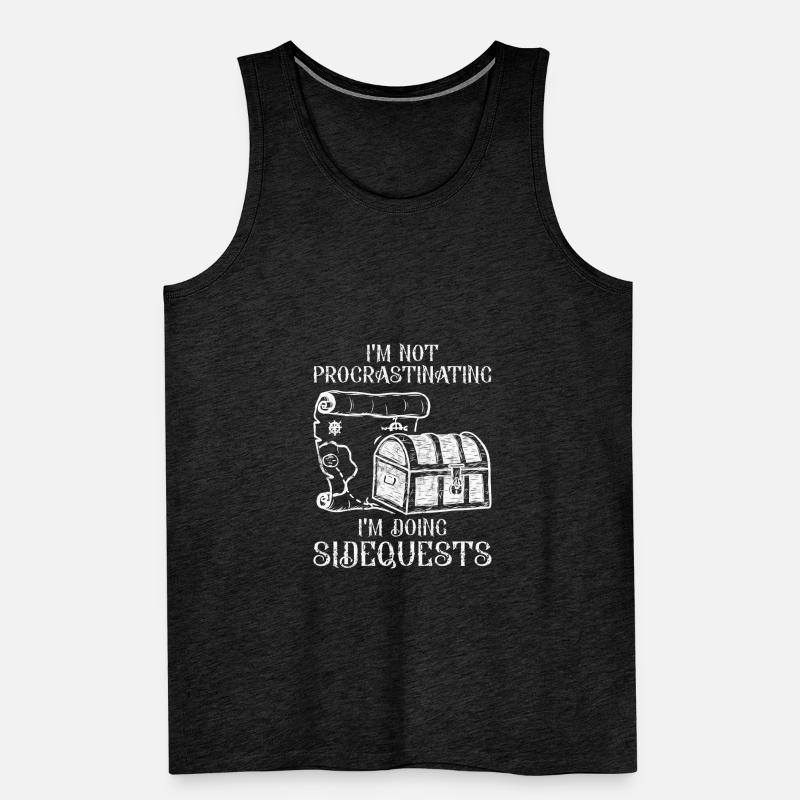 I'm not Procrastinating - Doing Side Quests Design Männer Premium Bio Tank Top
