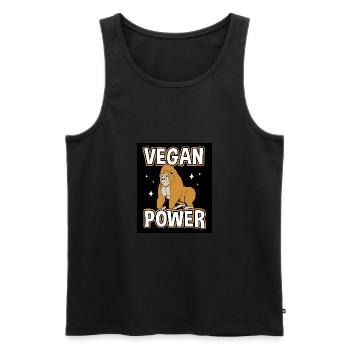 Gorilla - Men's Premium Organic Tank Top - black - Front - AI Model Male 178 light (178cm)