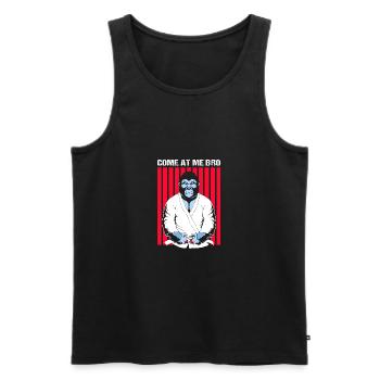 Gorilla - Men's Premium Organic Tank Top - black - Front - AI Model Male 178 light (178cm)