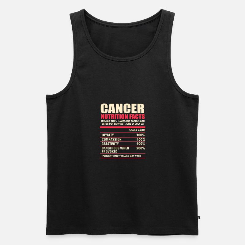 Krabbe - Männer Premium Bio Tank Top - Schwarz