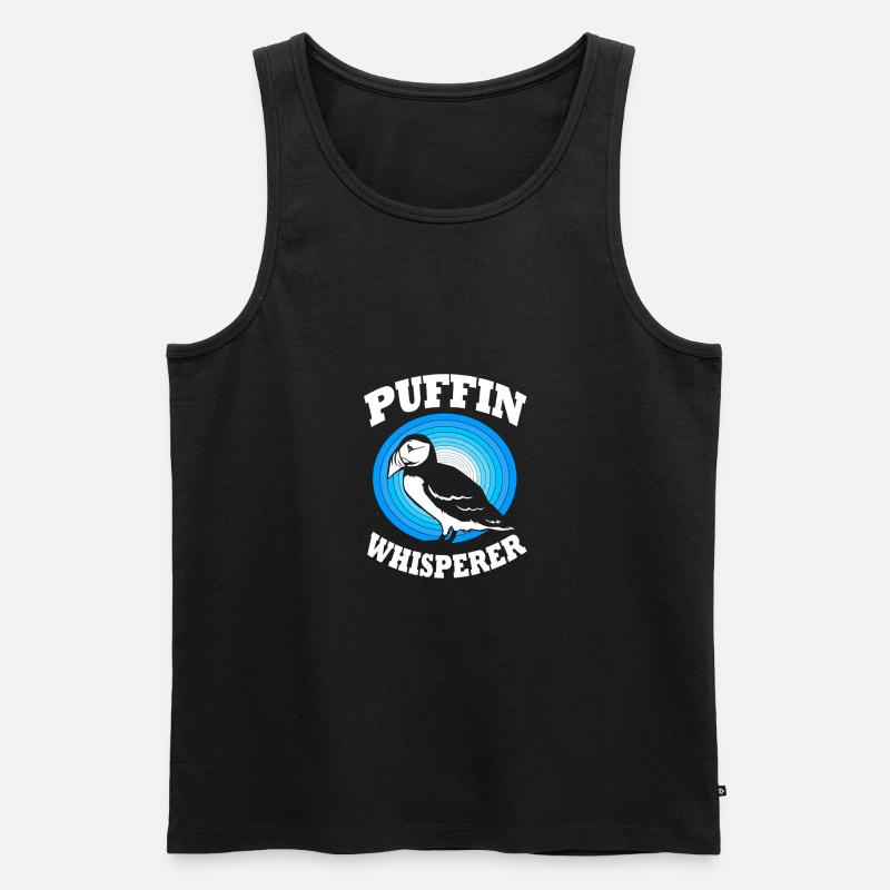 Papageientaucher Puffin - Men's Premium Organic Tank Top - black