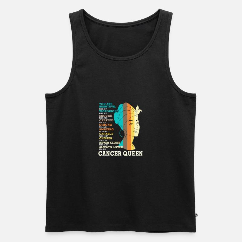 Sternzeichen Krebs - Männer Premium Bio Tank Top - Schwarz
