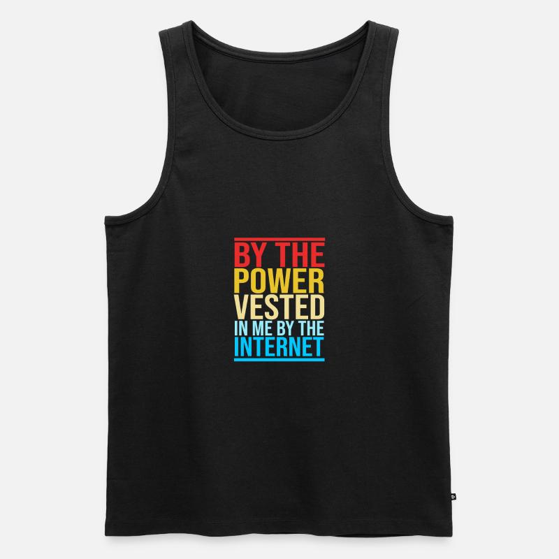Pfarrer - Männer Premium Bio Tank Top - Schwarz