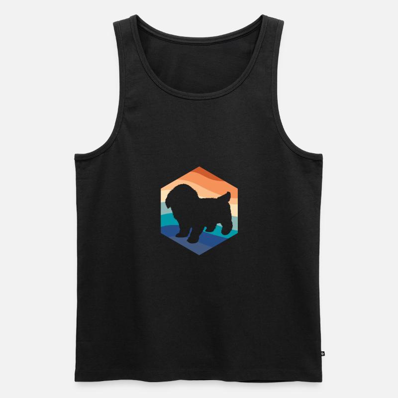 Shih Tzu - Männer Premium Bio Tank Top - Schwarz