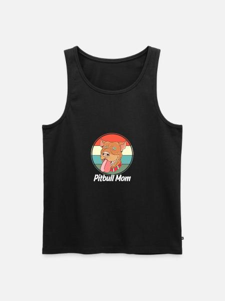 Pitbull - Men's Premium Organic Tank Top - black
