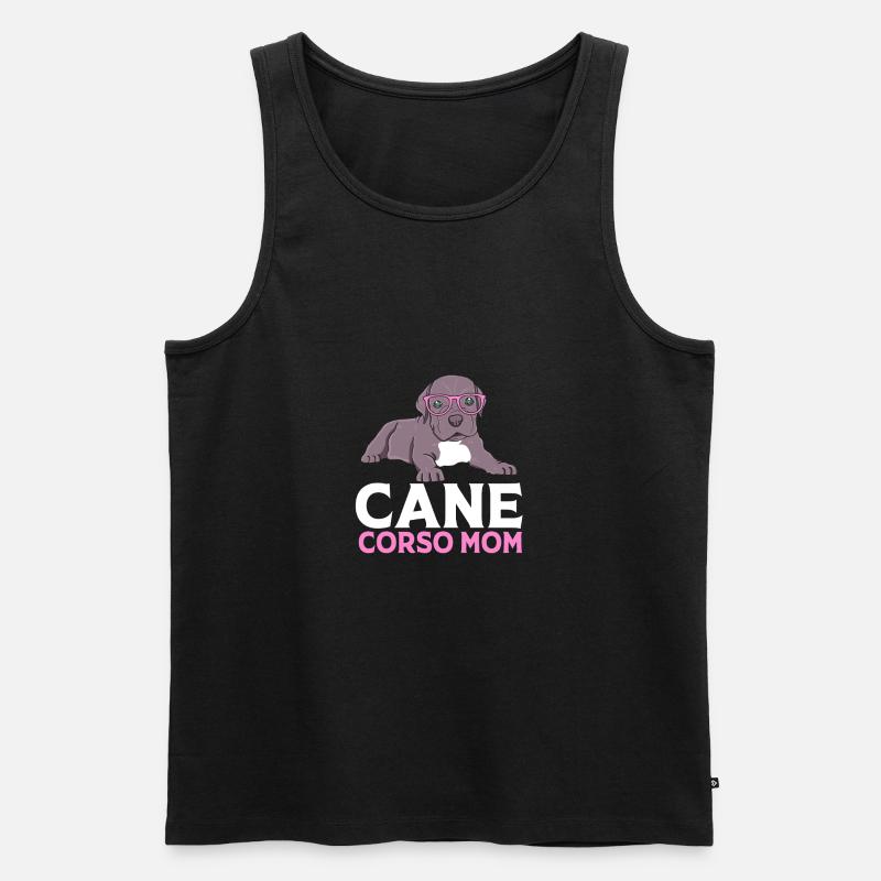 Cane Corso - Männer Premium Bio Tank Top - Schwarz