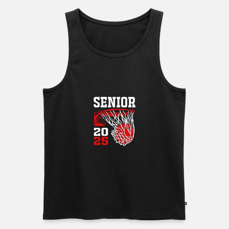 Klasse von 2025 - Männer Premium Bio Tank Top - Schwarz