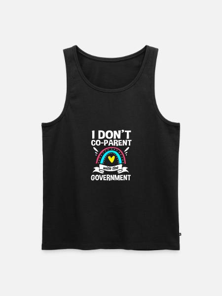 Crunchy Mom - Men's Premium Organic Tank Top - black