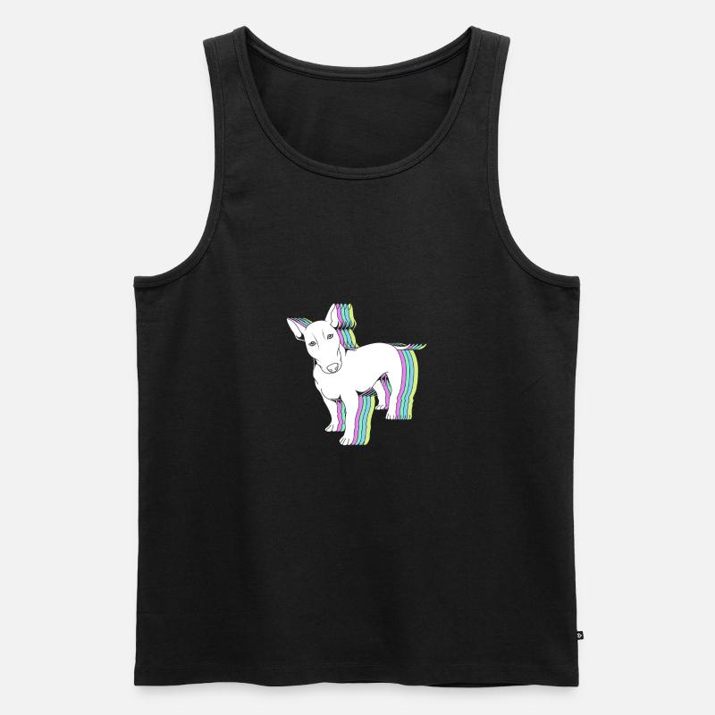Bullterrier - Männer Premium Bio Tank Top - Schwarz