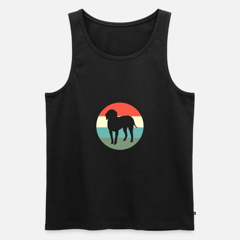 Redbone Coonhound - Männer Premium Bio Tank Top - Schwarz