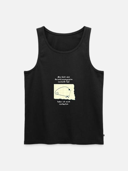 sense of direction - Men's Premium Organic Tank Top - black