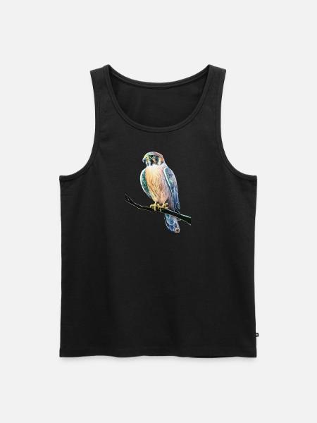 Birdie - Men's Premium Organic Tank Top - black